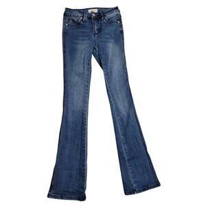 Rise Supply Co Womens Mid-Rise Stretch Flare Leg Denim Jeans Size 0 22Wx31L EUC